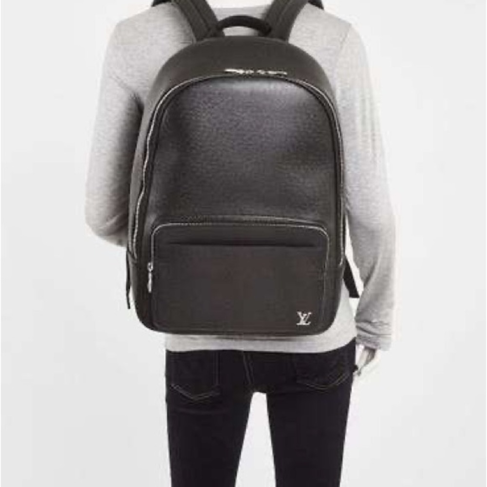 Louis Vuitton Black Backpack Sleek Design - used like new